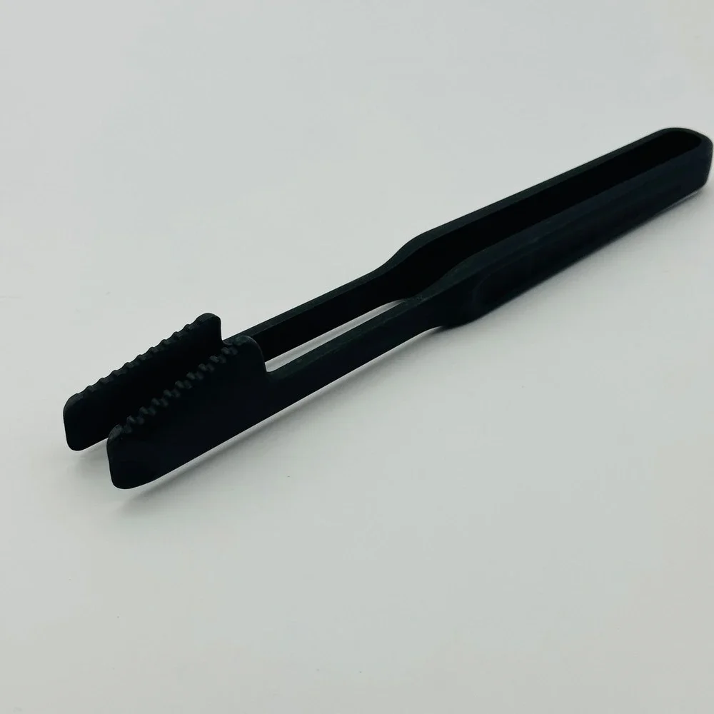 Pampered Chef Black Nylon Serrated Chefs Tongs Heat Resistant 11.5 Inch